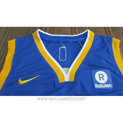 Camiseta Nino Golden State Warriors Stephen Curry NO 30 2017-18 Azul